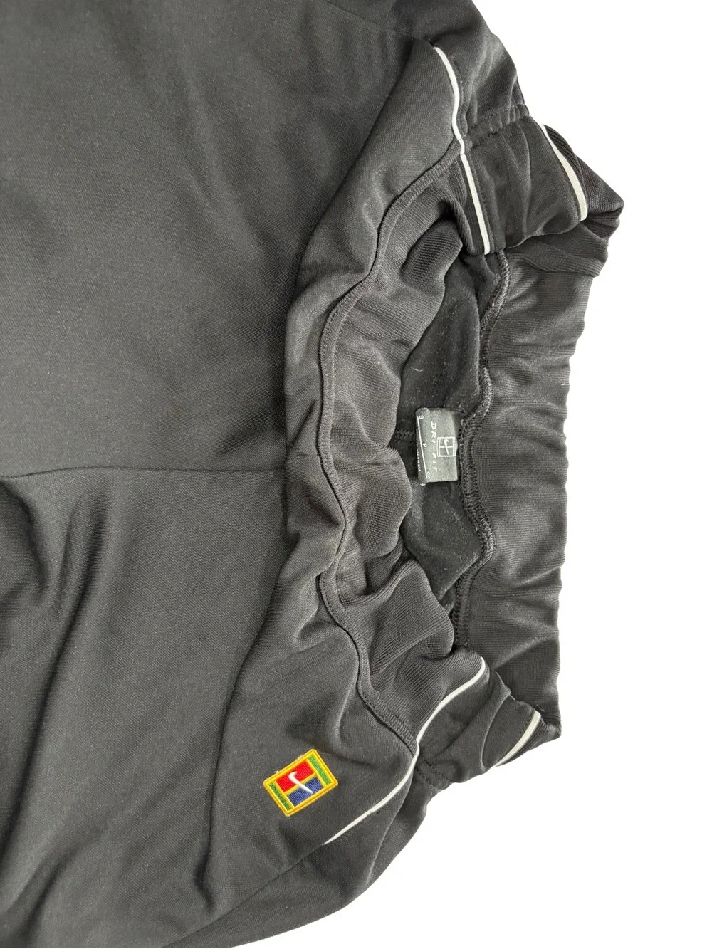 Black Women’s Track Pants with White Piping